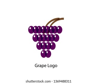 Grape vector logo - Vector

