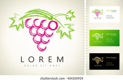 Grape vector logo