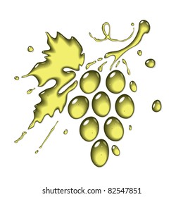 Grape - vector symbol