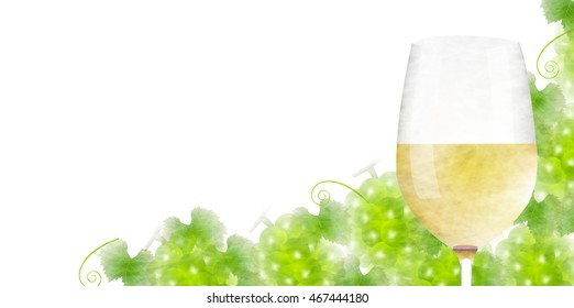 Grape wine autumn background