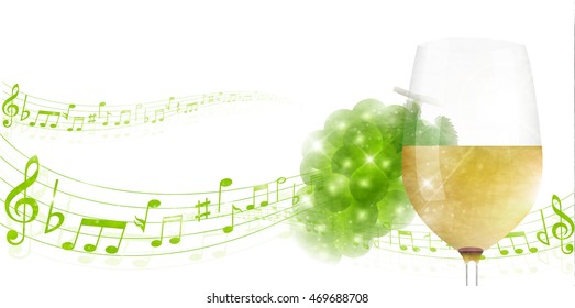 Grape wine autumn background