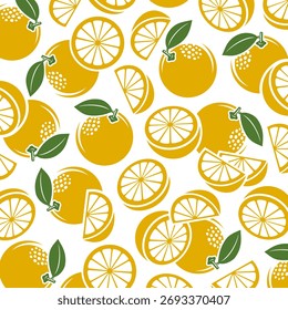 Grapefruit background, pattern set. Collection icons grapefruit. Vector