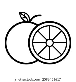 Grapefruit drink icon vector design illustration
