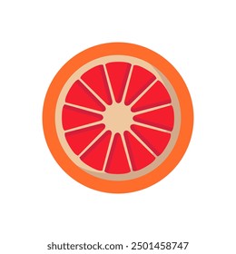 Grapefruit icon illustrated on background