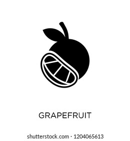 Grapefruit icon. Grapefruit symbol design from Fruit and vegetables collection. Simple element vector illustration on white background.