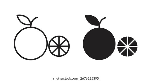 Grapefruit icon symbol for your web designs. Icon logo, app, UI.