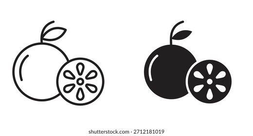 Icono de pomelo en Vector. Logotipo