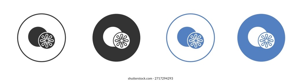 Icono de pomelo para el Diseño web. pixel Iconos planos perfectos