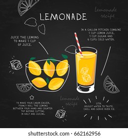 Grapefruit juice recipe vector menu illustration with cocktail glass and slice