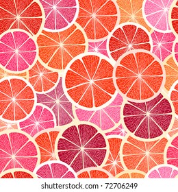 Grapefruit seamless big background