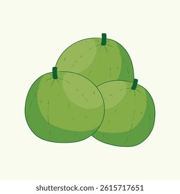 Graperuit Flat Design Cartoon Icon Illustration