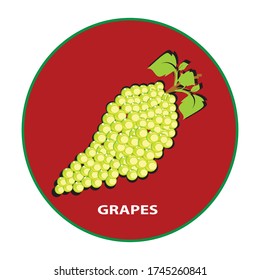 grapes 2D  clip art.in the graphic arts,refers to pre-made images used to illustrate any medium. clip art 