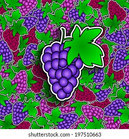 grapes background