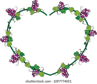 grapes background design