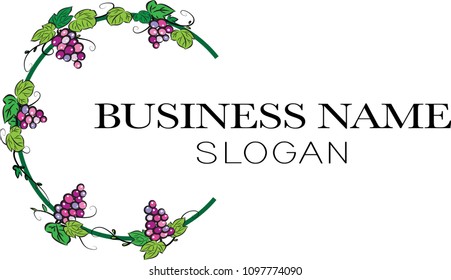 grapes background design