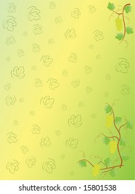 grapes background. Vector