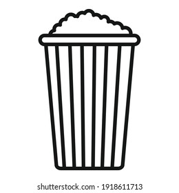Icono de la canasta de uvas. Icono vectorial de la cesta de uvas de contorno para diseño web aislado en fondo blanco