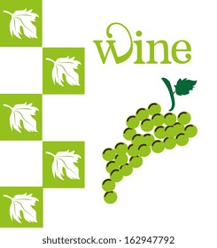grapes design over white background vector illustration 