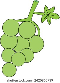 Grapes design vector asset illustration