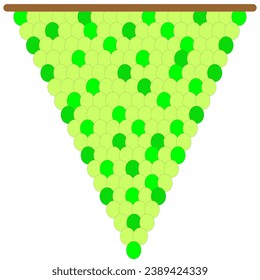 Grapes of different varieties and colors, isolated on a white background