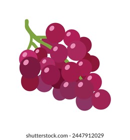 Grapes emoji vector symbol illustration sign