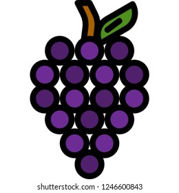 grapes fruit food 