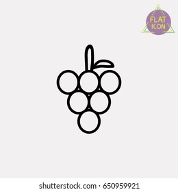 grapes fruit icon