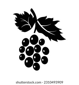 Trauben Fruchtsymbol , Vektorgrafik