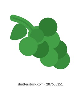 Grapes, fruit, juicy icon vector image. Can also be used for eatables, food and drinks. Suitable for use on web apps, mobile apps and print media