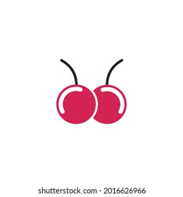 Plantilla vectorial de diseño del logotipo de frutos de uva