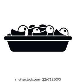 Grapes fruit salad icon simple vector. Fresh food. Meal diet