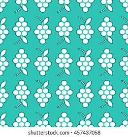 grapes; grapevine, bunch of grapes seamless background. wallpaper. for registration of a textbook, web site, web design, fabric, material. vector illustration.