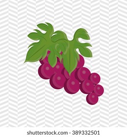 grapes icon design 