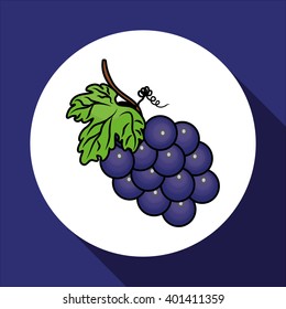 grapes icon design , vector illustration