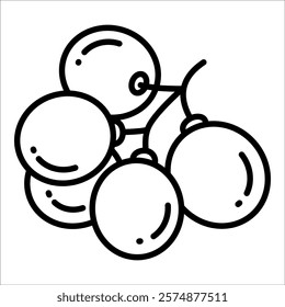 Grapes Icon Element For Design