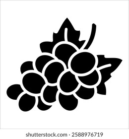 Grapes Icon Element For Design