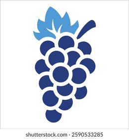 Grapes Icon Element For Design