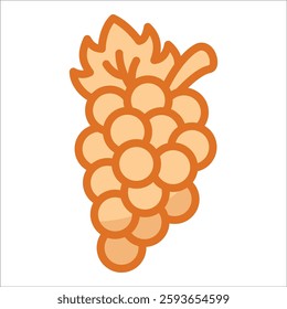 Grapes Icon Element For Design