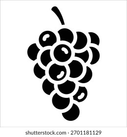 Elemento de icono de uvas para diseño