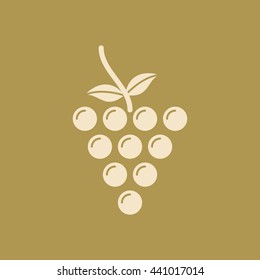 Grapes Icon. Eps-10.