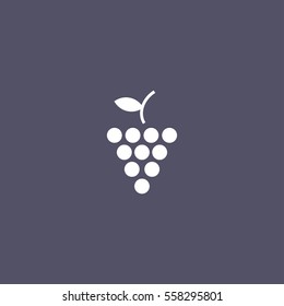 Weintraubensymbol. Obstschild