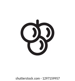 Grapes icon , Fruit Symbol