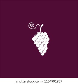 grapes icon illustration vector 