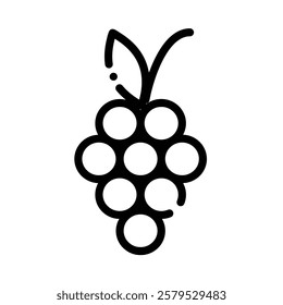 Grapes Icon in Line Style