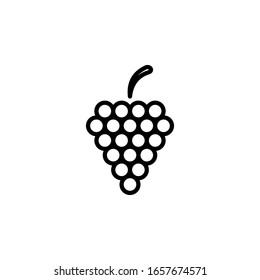 grapes icon part of fruit and vegetable icons