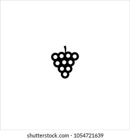 Grapes icon vector
