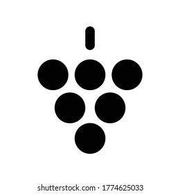 Grapes Icon Vector Design Template 