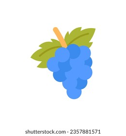 Grapes icon in vector. Illustration