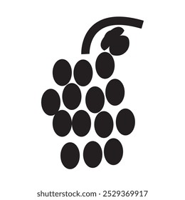 grapes icon vector. vector illustration.