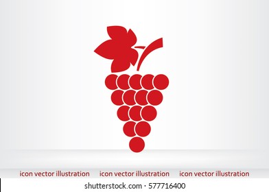 Grapes icon vector illustration.